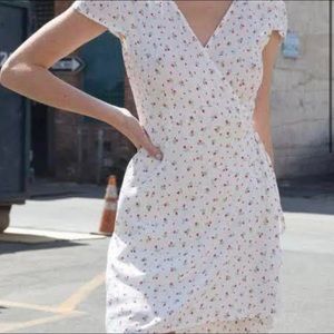 Brandy Melville Floral Robbie Wrap Dress